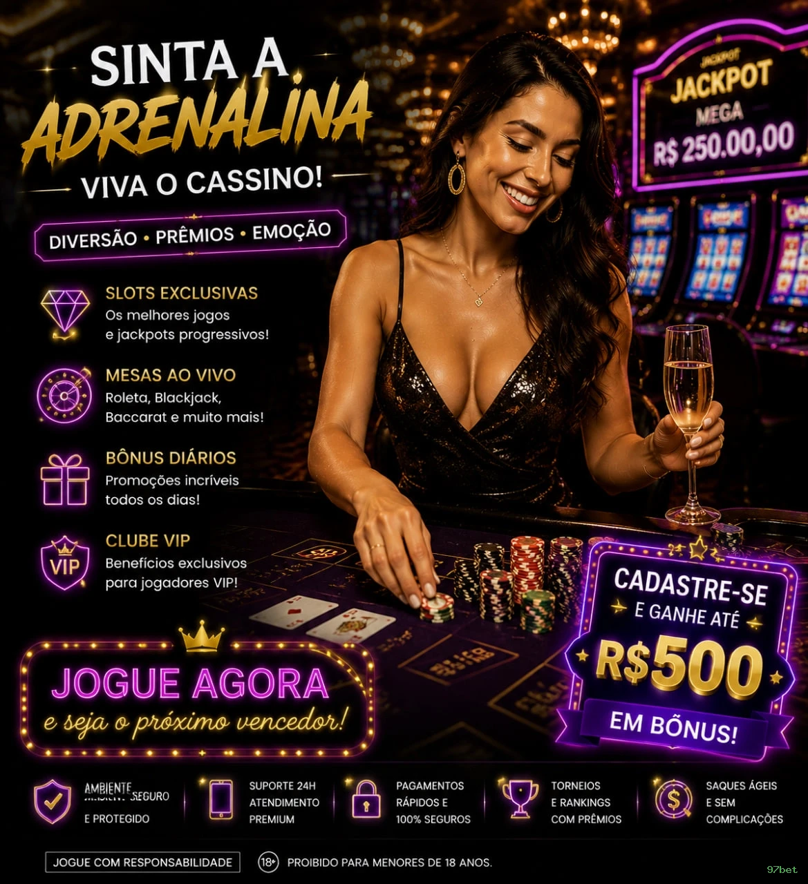 Cashback semanal 97bet